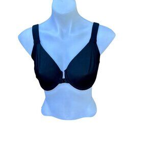 SPANX Bra-lleluyah by Sara Blakely Black Front Snap Bra Size 34DD